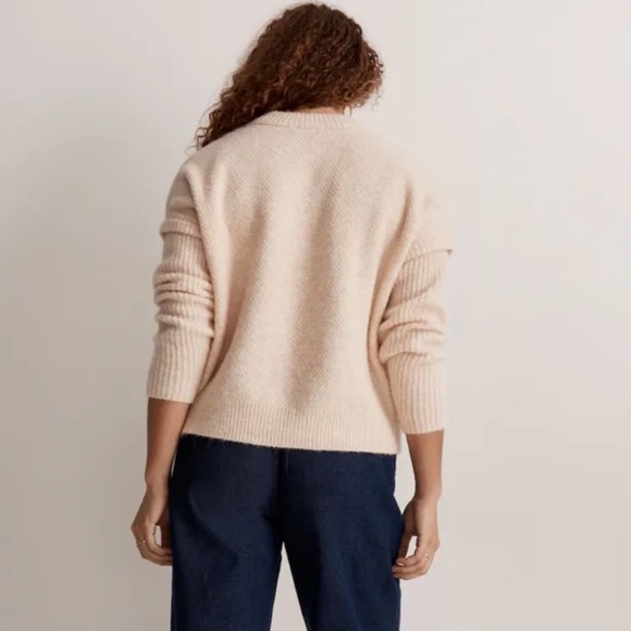 NWT Madewell Cable Havener Pullover Sweater - size M - Picture 2 of 7